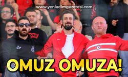 Ankara'da taraftar Zonguldak Kömürspor'u omuz omuza destekledi!