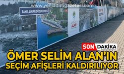 Ömer Selim Alan'ın seçim afişleri kaldırılıyor