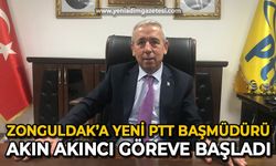Zonguldak'a yeni PTT başmüdürü: Akın Akıncı görevine başladı
