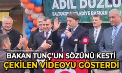 Adalet Bakanı Tunç’a Zonguldak'ta engelli gençten "Binali Yıldırım" sürprizi