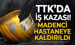 TTK'da iş kazası: Madenci hastaneye kaldırıldı!