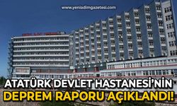 Atatürk Devlet Hastanesi'nin deprem raporu açıklandı