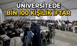 Üniversitede bin 100 kişilik iftar