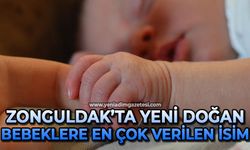 Zonguldak’ta yeni doğan bebeklere en çok verilen isim