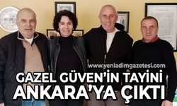 Gazel Güven'in tayini Ankara'ya çıktı