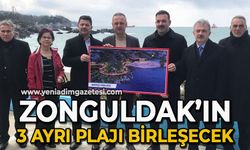 Zonguldak'ın 3 ayrı plajı birleşecek