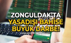 Zonguldak'ta yasadışı bahise büyük darbe!