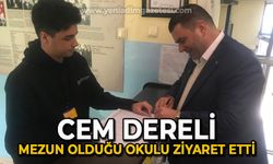 Cem Dereli mezun olduğu okulu ziyaret etti