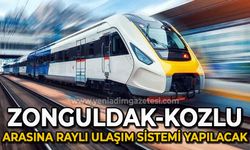 Zonguldak-Kozlu arasında raylı ulaşım sistemi yapılacak