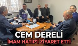 Cem Dereli İmam Hatip'i ziyaret etti