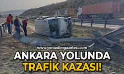 Ankara yolunda trafik kazası: 2 kişi yaralandı