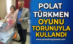 Polat Türkmen oyunu torunuyla kullandı