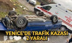 Yenice’de trafik kazası: 2 yaralı