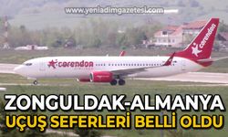 Zonguldak - Almanya uçuş seferleri belli oldu