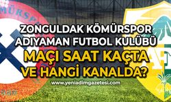 Zonguldak Kömürspor - Adıyaman Futbol Kulübü maçı saat kaçta ve hangi kanalda?