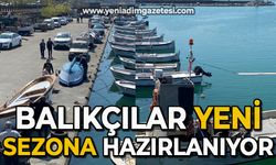Zonguldaklı balıkçılar yeni sezona hazırlanıyor