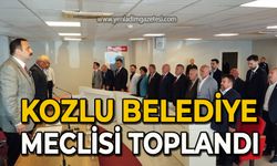 Kozlu belediye meclisi toplandı