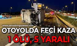 Kuzey Marmara Otoyolu'nda feci kaza: 1 ölü, 5 yaralı