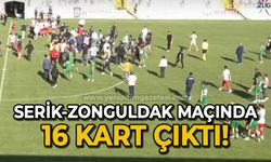 Serik Belediyespor - Zonguldak maçında 16 kart çıktı