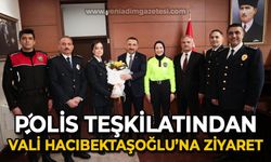 Polis Teşkilatı'ndan Vali Osman Hacıbektaşoğlu'na ziyaret