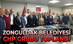 Zonguldak Belediyesi CHP grubu toplandı