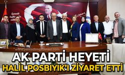 AK Parti heyeti Halil Posbıyık'ı ziyaret etti