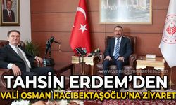 Zonguldak Belediye Başkanı Tahsin Erdem'den Vali Osman Hacıbektaşoğlu'na ziyaret