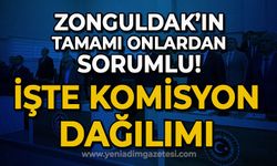 Zonguldak'ın tamamı onlardan sorumlu: İşte komisyon dağılımı