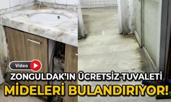 Zonguldak'ın ücretsiz tuvaleti mide bulandırıyor!