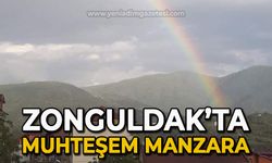 Zonguldak'ta muhteşem manzara: Gören telefonuna sarıldı