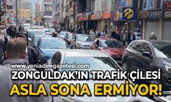 Zonguldak'ın trafik çilesi asla bitmiyor!