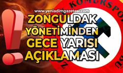 Zonguldak Kömürspor yönetiminden gece yarısı açıklaması