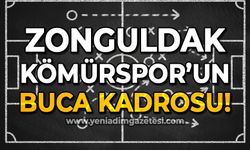 Zonguldak Kömürspor'un Buca maçı kadrosu belli oldu