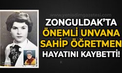 Zonguldak'ta önemli unvana sahip öğretmenden acı haber: Nevidan Çetintaş yasa boğdu