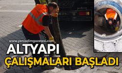 Altyapı çalışmaları başladı