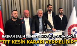 Zonguldak Kömürspor Kulüp Başkanı Salih Demir'den çağrı: TFF kesin kararını vermelidir!