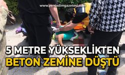 Fatma Cin yüksekten düştü!