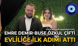Emre Demir-Buse Özkul çifti evliliğe ilk adımı attı