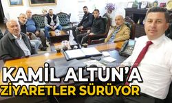 Kilimli Belediye Başkanı Kamil Altun'a ziyaretler aralıksız devam ediyor