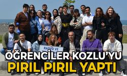 ZBEÜ öğrencileri Kozlu Sahili'ni pırıl pırıl yaptı