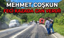 Motosiklet, minibüs ile çarpıştı: Mehmet Coşkun yaşamını yitirdi
