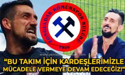 Miraç Balcı: Kardeşlerimizle beraber Zonguldak Kömürspor için mücadele vermeye devam edeceğiz