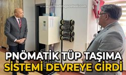 ZBEÜ'de Pnömatik Tüp Taşıma Sistemi devreye girdi