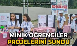 Minik öğrenciler projelerini sundu