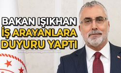 Çalışma ve Sosyal Güvenlik Bakanı Vedat Işıkhan iş arayanlarda çağrıda bulundu