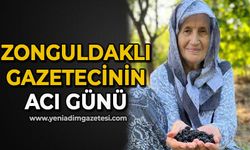 Zonguldaklı gazetecinin acı günü