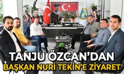 Tanju Özcan'dan Nuri Tekin'e ziyaret