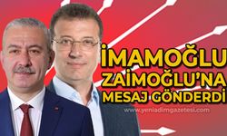 Ekrem İmamoğlu Osman Zaimoğlu'na mesaj gönderdi