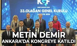 Metin Demir Ankara'da kongreye katıldı