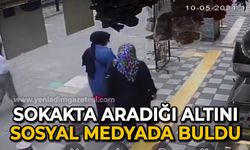 Sokaklarda aradığı altınını sosyal medyadan buldu